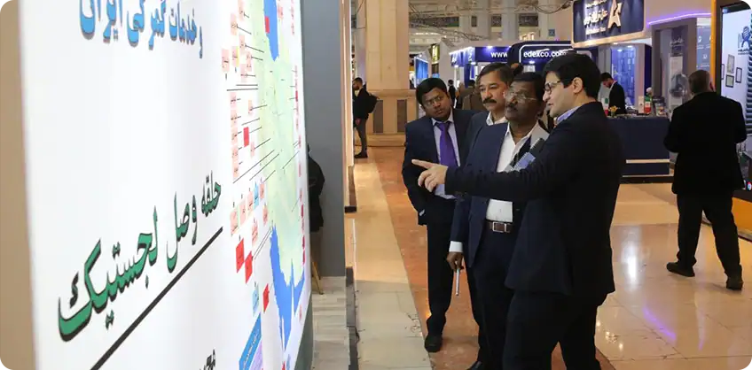 حضور هیأت لجستیکی ازبکستان در نمایشگاه لجستیک تهران